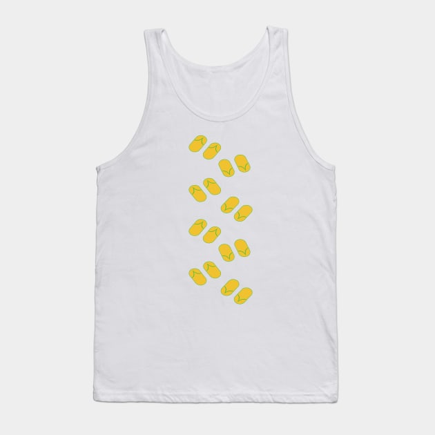 Thongs Paired Tank Top by The E Hive Design